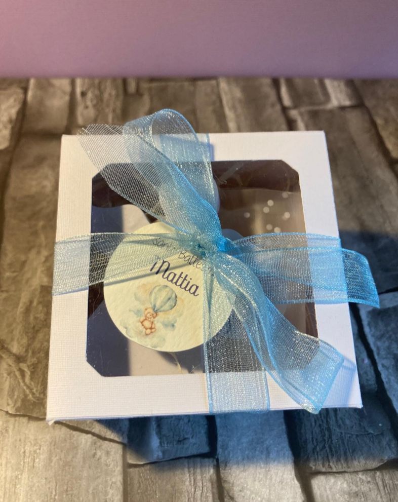 Angioletto in ceramica, battesimo, nascita, comunione, cresima, bomboniera