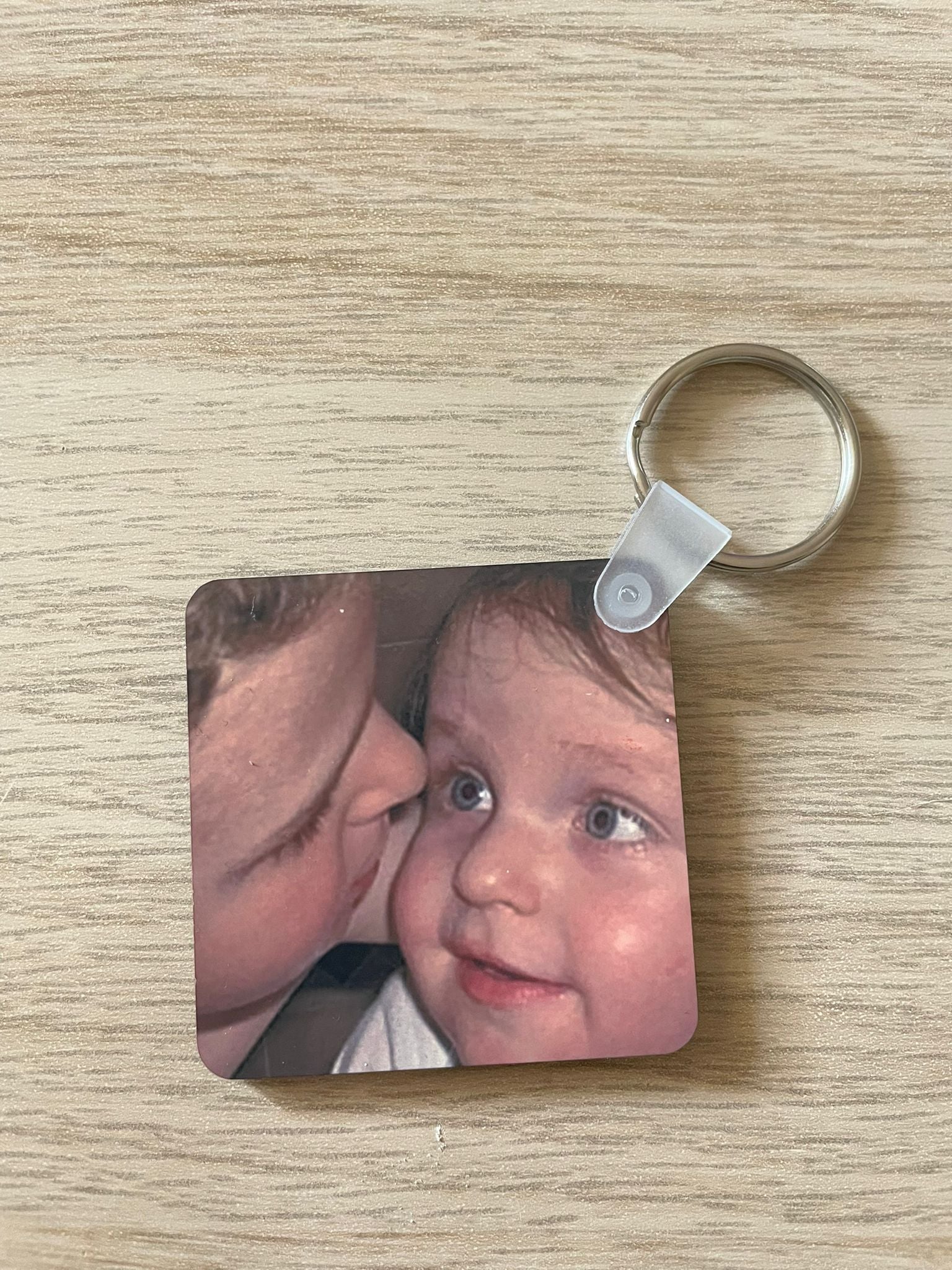 Portachiavi Personalizzato con Foto – Stampa a Sublimazione su Entrambi i Lati | Rotondo, Quadrato o Cuore