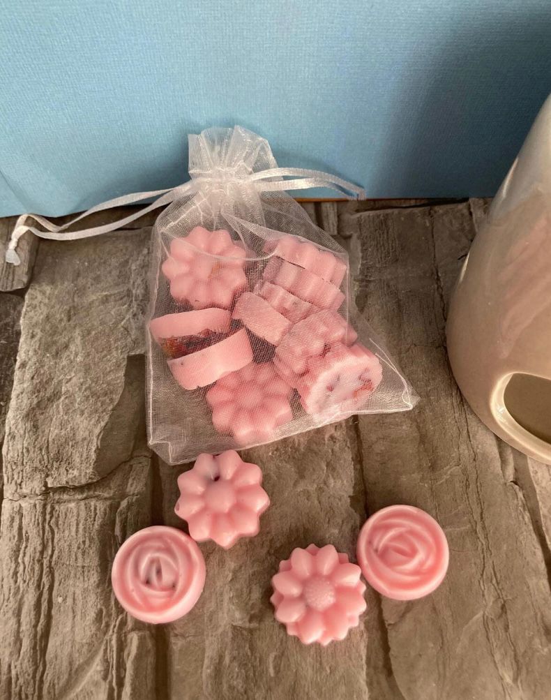 Brucia Essenze in Ceramica con Tart Profumati | Idea Regalo per Battesimo, Matrimonio, Comunione, Cresima e Laurea