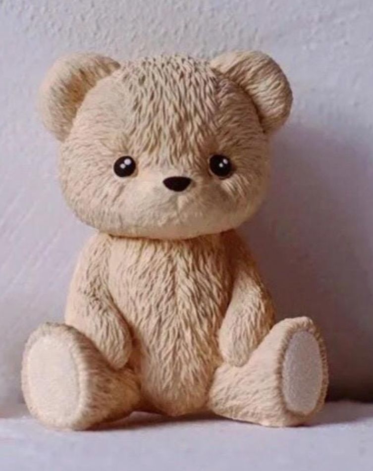 Candela orsetto con coniglietto, cera di soia, battesimo, nascita, bomboniera