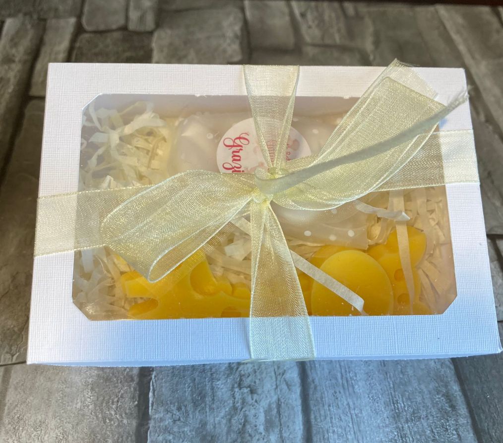 Candela Giraffa in Cera di Soia | Bomboniera per Battesimo, Nascita e Comunione