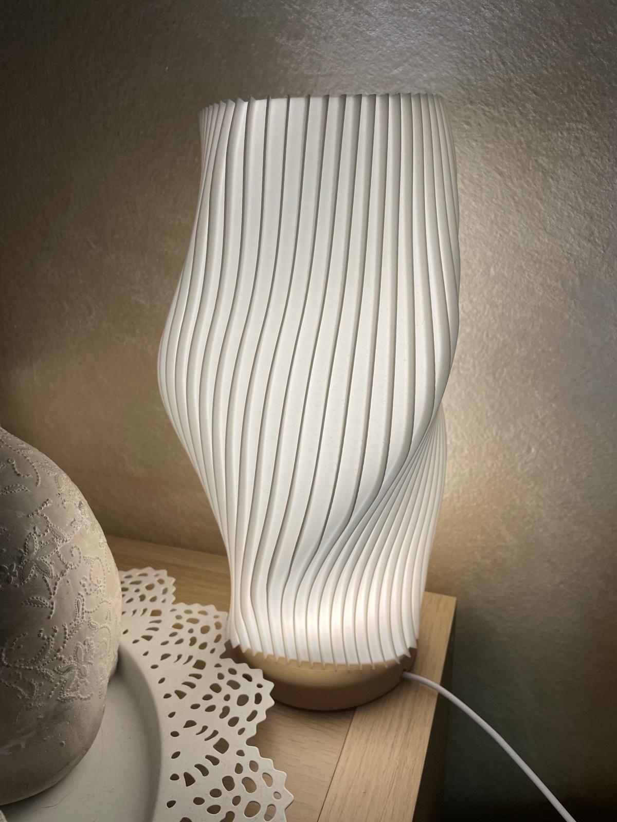 Lampada da comodino/salotto in stampa 3d, regalo, matrimonio