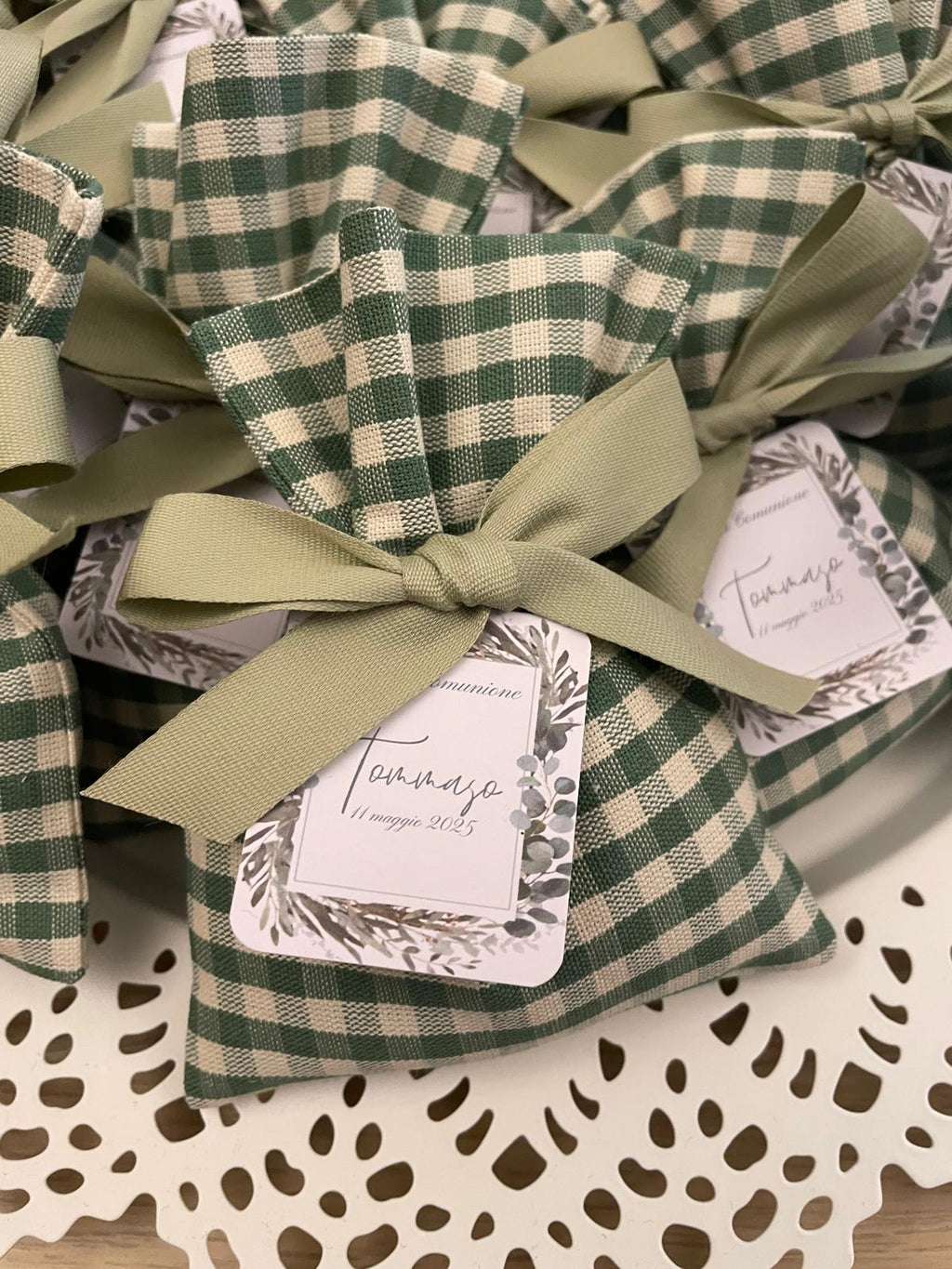 Sacchetti bomboniera nascita, battesimo, matrimonio, sacchetti porta confetti.